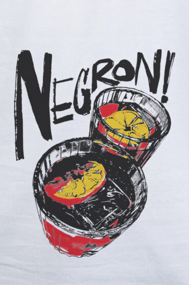 Camiseta estampada Negroni Bendita Augusta