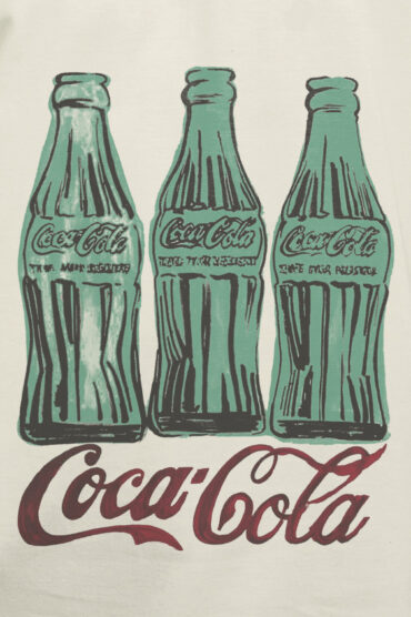 Camiseta estampada garrafas retro Bendita Augusta