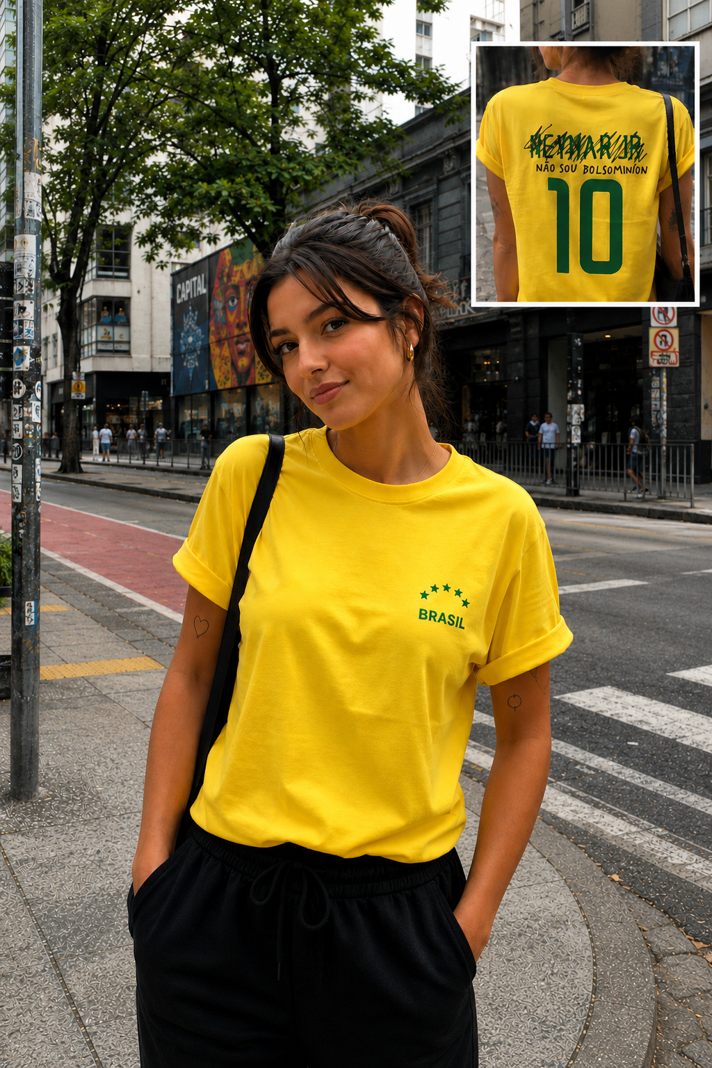 camiseta Camisa 10 - Bendita Augusta - algodão