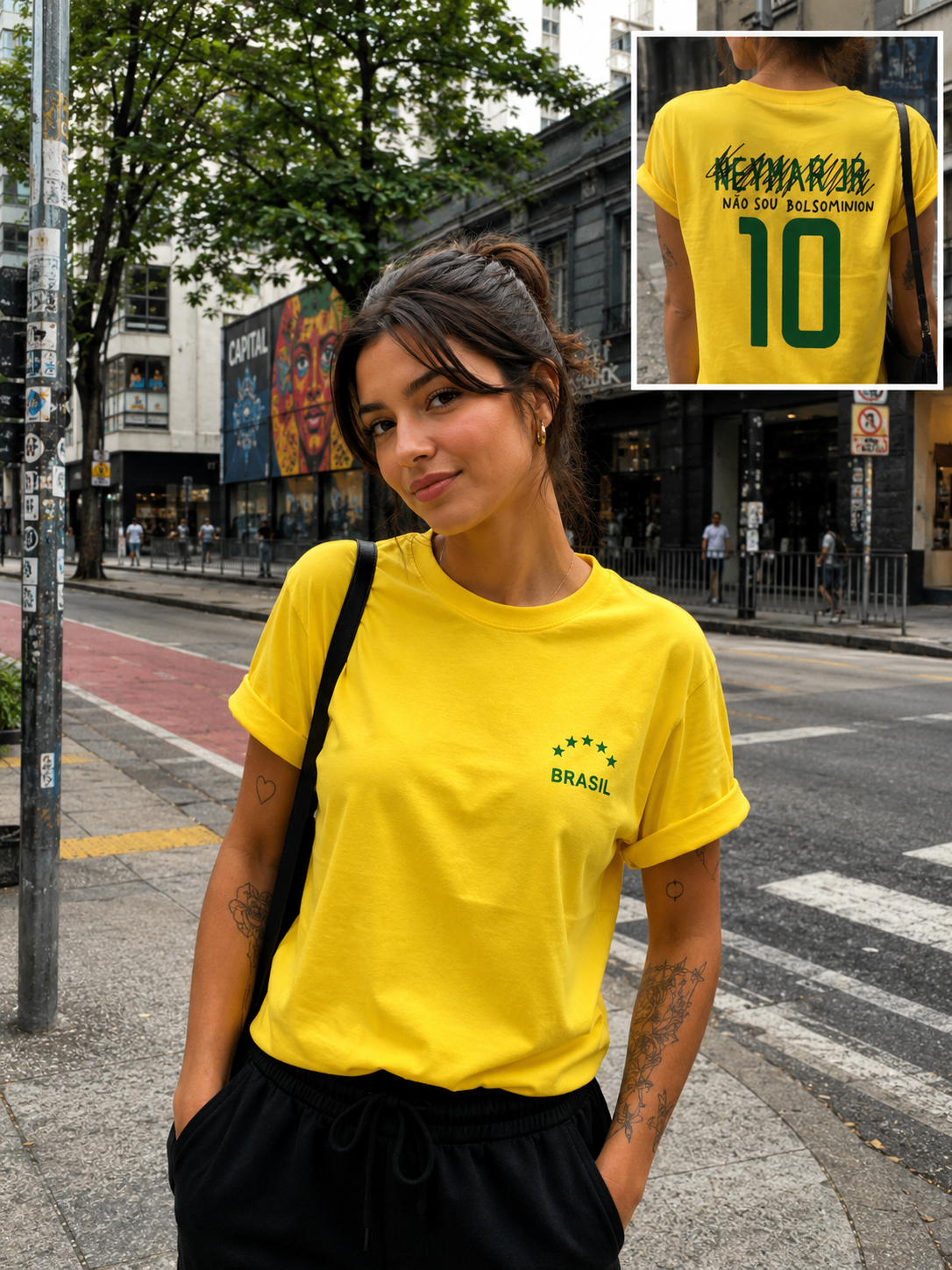 camiseta Camisa 10 - Bendita Augusta - algodão